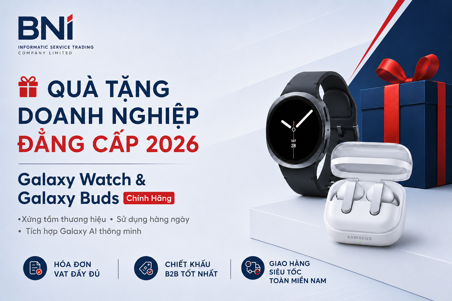 Galaxy Watch & Galaxy Buds Chính Hãng: Giải Pháp Quà Tặng Doanh Nghiệp (Corporate Gift) Đẳng Cấp Và Thiết Thực