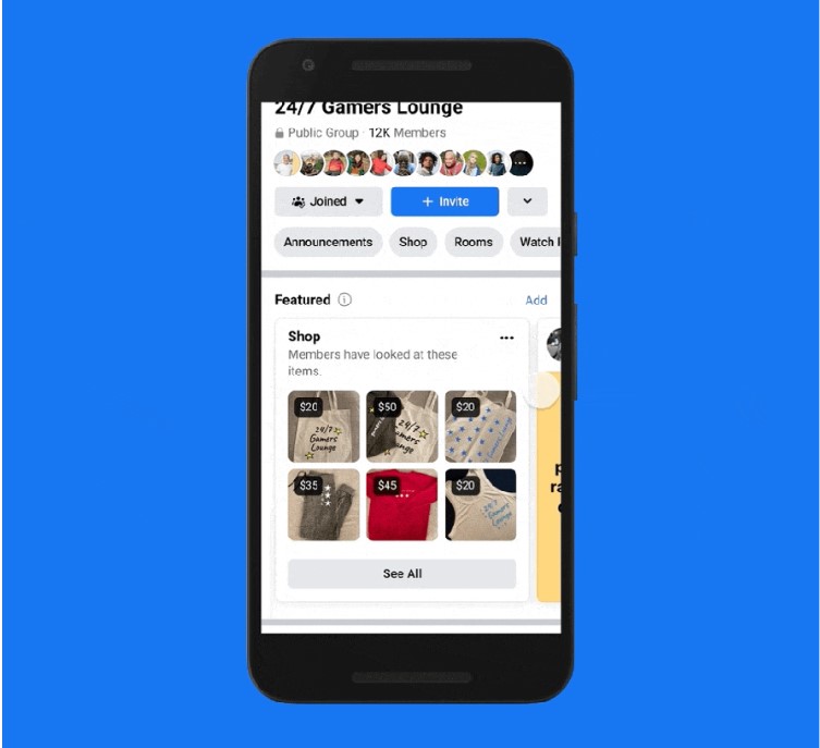 Facebook khuyến khích người dùng mua sắm thông qua các nhóm